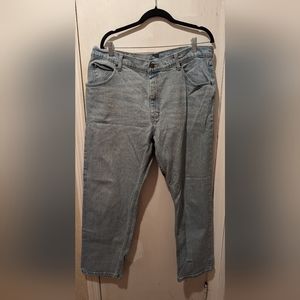 Wrangler blue jeans, size 38x30